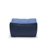 Ethnicraft Repose-pieds N701 - Bleu > Fauteuils & Repose-pieds