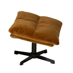 Athezza Repose-pieds Wilmington - 64 x 48 x H44 cm - Camel > Fauteuils & Repose-pieds
