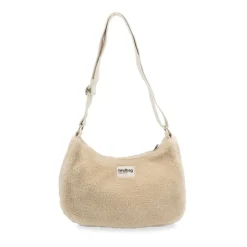 Hindbag Sac Rosa Teddy en fourrure - Beige > Femme Recyclé|Sacs & Cabas