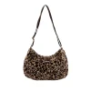 Hindbag Sac Rosa Teddy en fourrure - Léopard > Femme Recyclé|Sacs & Cabas