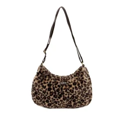 Hindbag Sac Rosa Teddy en fourrure - Léopard > Femme Recyclé|Sacs & Cabas