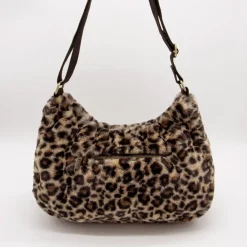 Hindbag Sac Rosa Teddy en fourrure - Léopard > Femme Recyclé|Sacs & Cabas