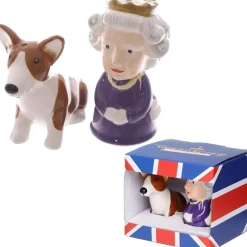 Sélectionné par Fleux Salière u0026 poivrière en Céramique - Queen and Corgi > Ustensiles De Cuisine