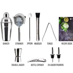 Sélectionné par Fleux Service à cocktail en acier - 10 pièces > Ustensiles De Cuisine