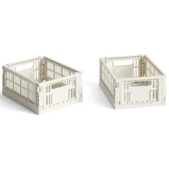 Hay Set de 2 Caisses Crate Mini > Recyclé|Petits Rangements
