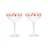 Anna + Nina Set de 2 Coupes à champagne Classic Love > Carafes & Verres