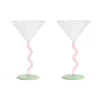 &klevering Set de 2 Coupes Curve > Carafes & Verres