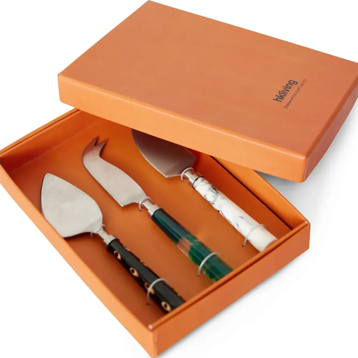 HK Living Set de 3 Couteaux à Fromage Coast > Assiettes & Couverts