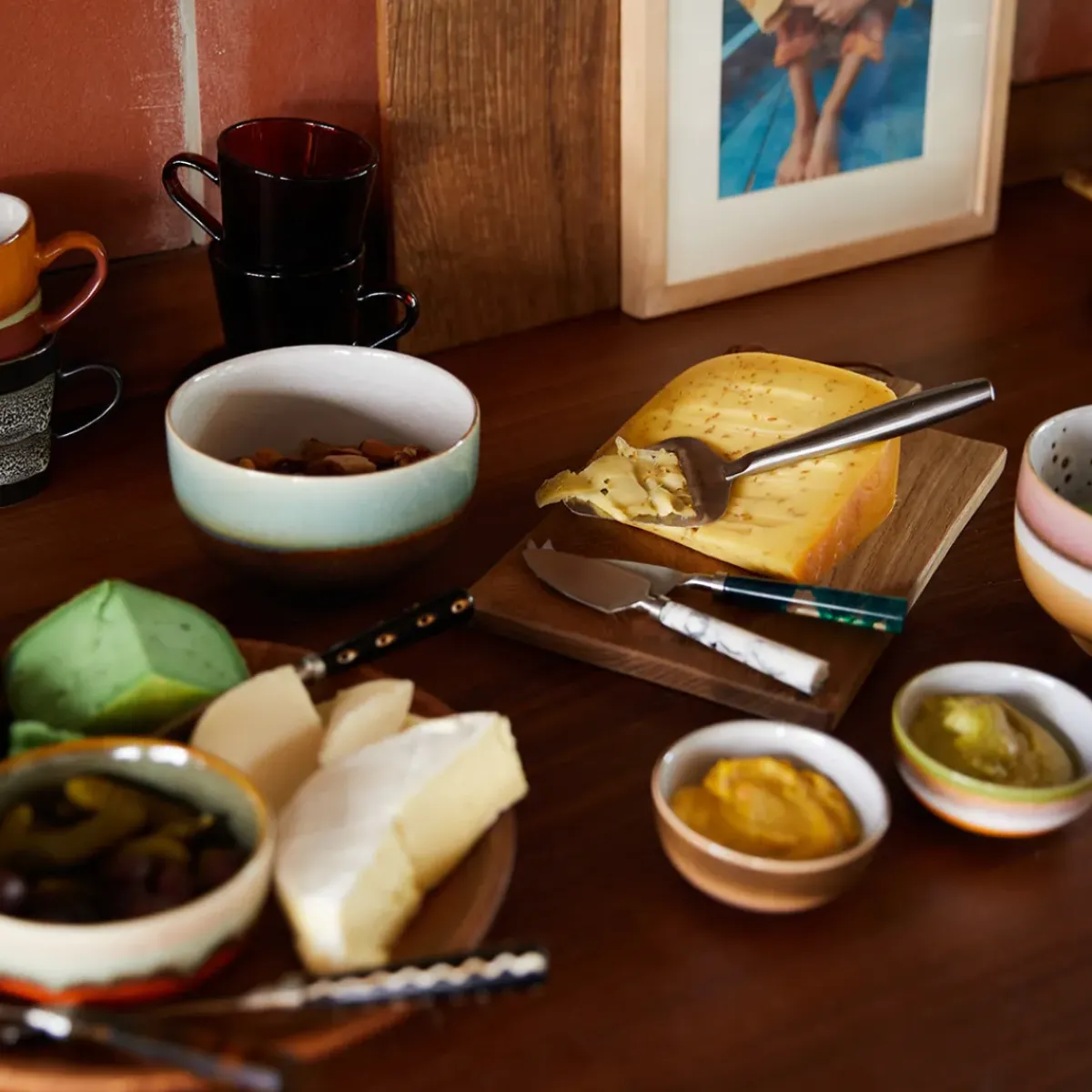 HK Living Set de 3 Couteaux à Fromage Coast > Assiettes & Couverts