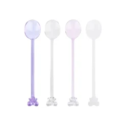 Lepelclub Set de 4 Cuillères Bow > Assiettes & Couverts