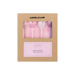 Lepelclub Set de 4 Cuillères Bow > Assiettes & Couverts