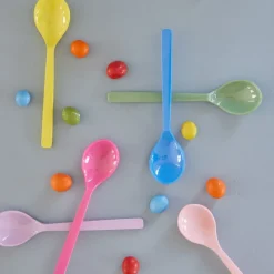 Rice Set de 6 Cuillères Flower Me Happy en Mélamine > Assiettes & Couverts