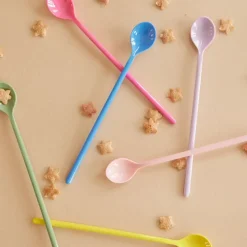 Rice Set de 6 Cuillères Flower Me Happy en Mélamine > Assiettes & Couverts
