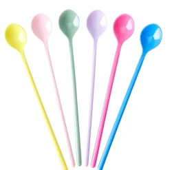 Rice Set de 6 Cuillères Flower Me Happy en Mélamine > Assiettes & Couverts