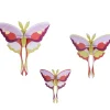 Studio Roof Set De 3 Décorations Murale Lilac Comet Butterflies > Enfant Décoration Enfants|Décorations Murales