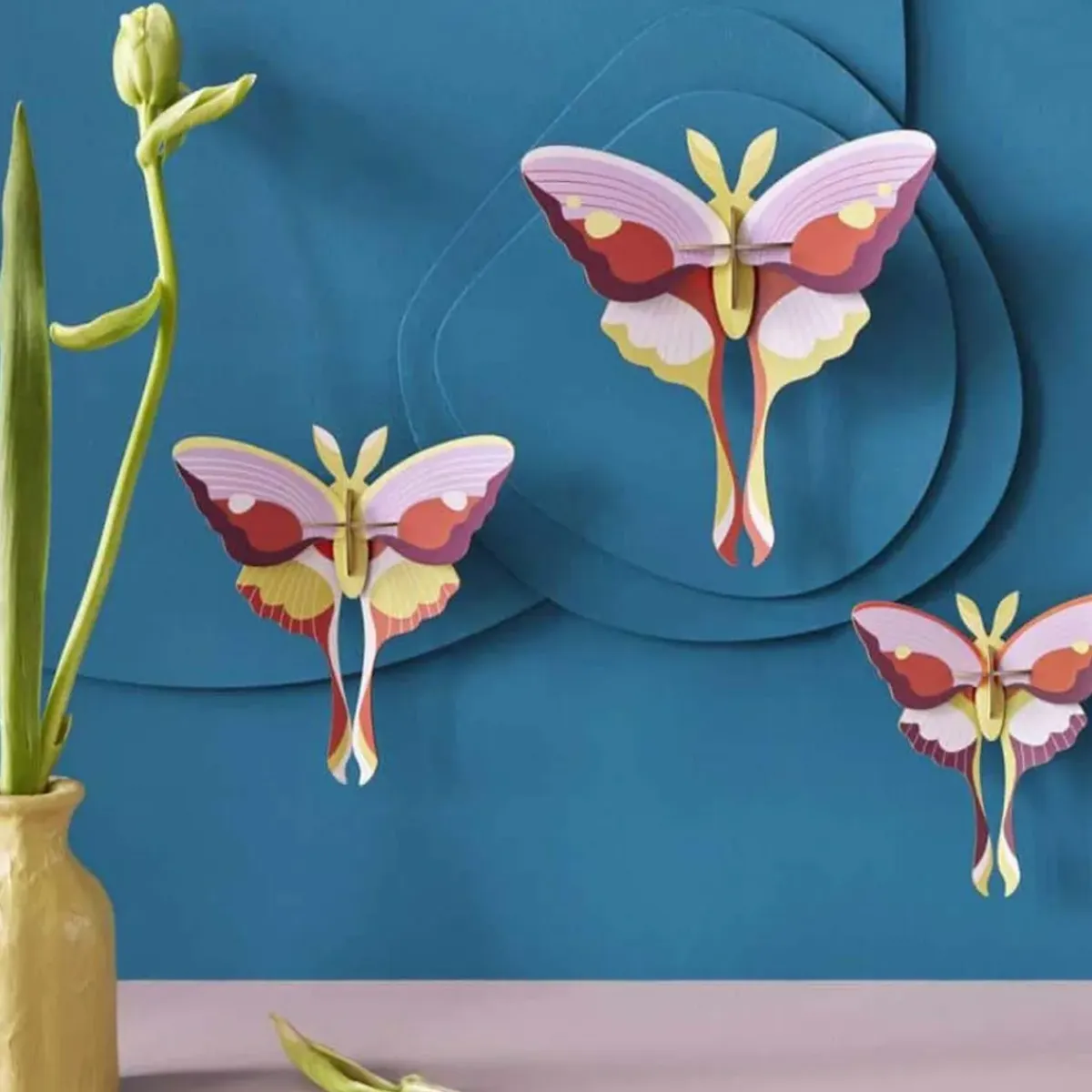 Studio Roof Set De 3 Décorations Murale Lilac Comet Butterflies > Enfant Décoration Enfants|Décorations Murales