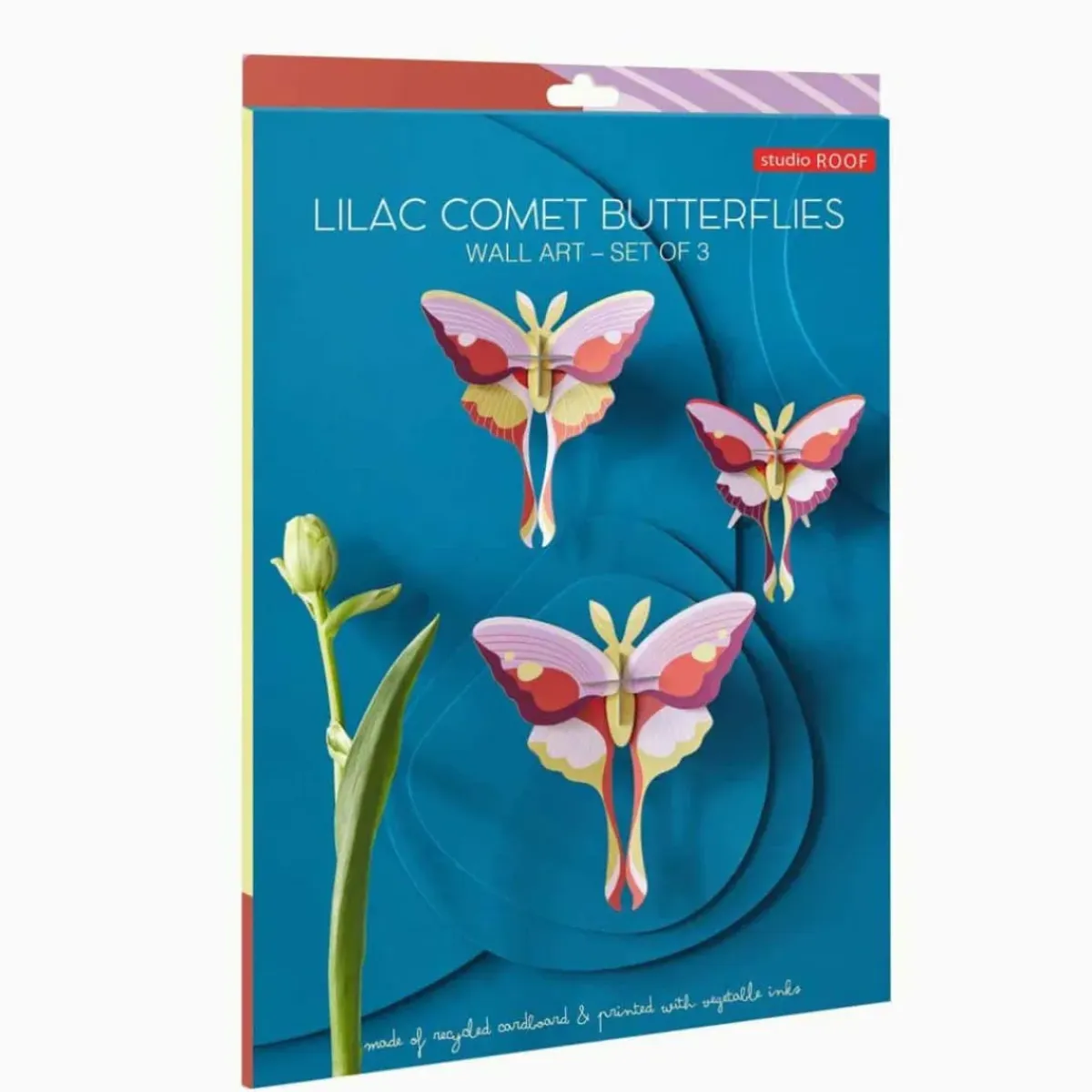 Studio Roof Set De 3 Décorations Murale Lilac Comet Butterflies > Enfant Décoration Enfants|Décorations Murales