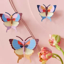 Studio Roof Set De 3 Décorations Murale Plum Fringe Butterflies > Enfant Décoration Enfants|Décorations Murales