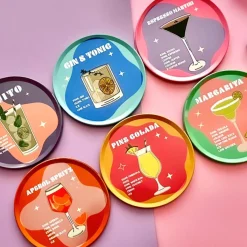 Sélectionné par Fleux Set de 6 Dessous de Verre Cocktail > Sets De Table & Dessous De Verre