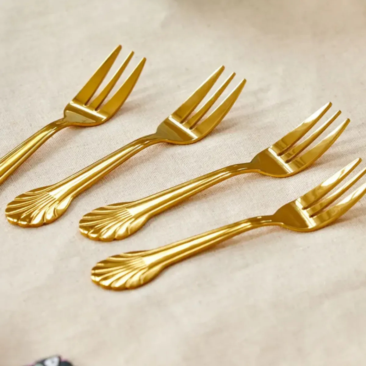 Rice Set de 4 fourchettes en acier inoxydable > Assiettes & Couverts