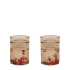 Konges Slojd Set de 2 Gobelets À Paillettes - Cherry > Enfant Vaisselle Enfants|Vaisselle Enfant