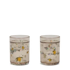 Konges Slojd Set de 2 Gobelets À Paillettes - Lemon > Enfant Vaisselle Enfants|Vaisselle Enfant