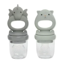Konges Slojd Set de 2 Grignoteuses Dragon - Whale/L'Eau > Enfant Vaisselle Enfants|Vaisselle Enfant
