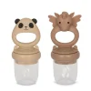 Konges Slojd Set de 2 Grignoteuses Licorne et Panda - Shell/Blush > Enfant Vaisselle Enfants|Vaisselle Enfant