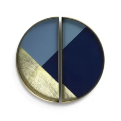 Ethnicraft Set de 2 mini plateaux géométriques Half Moon > Plats & Plateaux