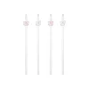 Lepelclub Set de 4 Pailles Bow > Assiettes & Couverts