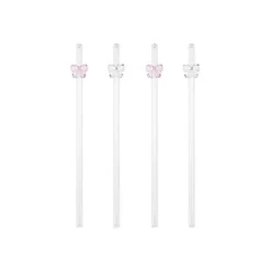 Lepelclub Set de 4 Pailles Bow > Assiettes & Couverts