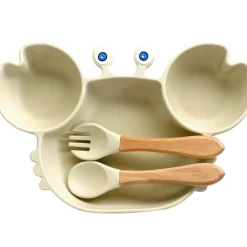 Sélectionné par Fleux Set de repas avec couvert Crabe > Enfant Vaisselle Enfants|Vaisselle Enfant
