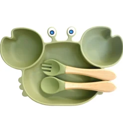 Sélectionné par Fleux Set de repas avec couvert Crabe > Enfant Vaisselle Enfants|Vaisselle Enfant