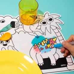 Omy Set de table à colorier Magic Water - Dinos > Sets De Table & Dessous De Verre