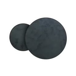 Ethnicraft Set de 2 tables tables gigognes Nesting - Charcoal - Ø 92 cm > Tables Basses & D'appoint