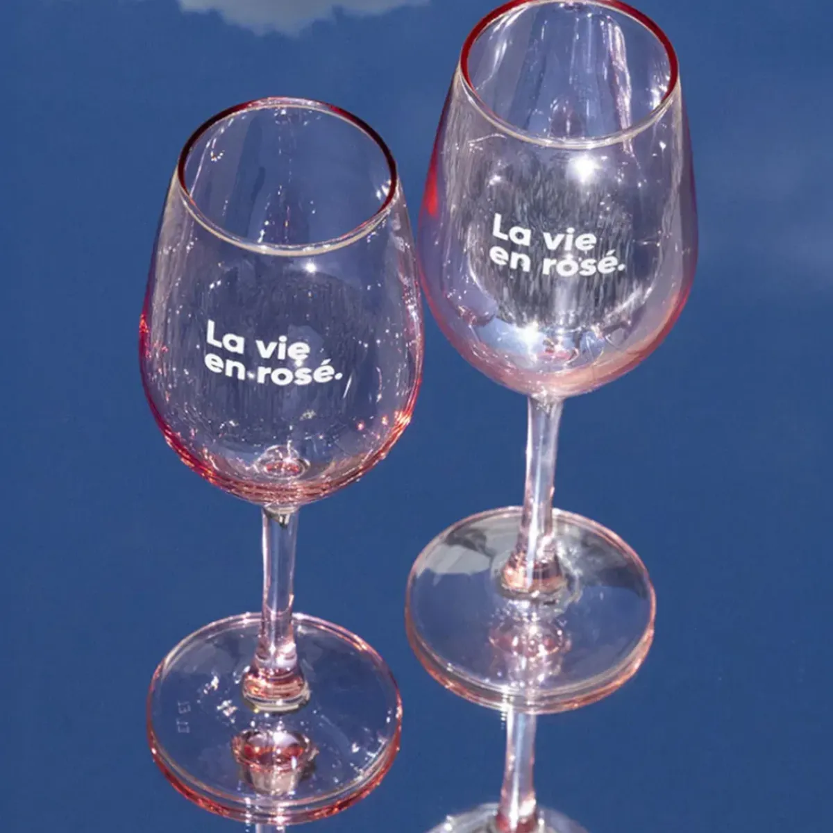 Sélectionné par Fleux Set de 2 verres - La vie en Rosé > Carafes & Verres