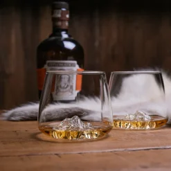 Alaskan Maker Set de 2 verres topographic Everest u0026 Mont Blanc > Carafes & Verres
