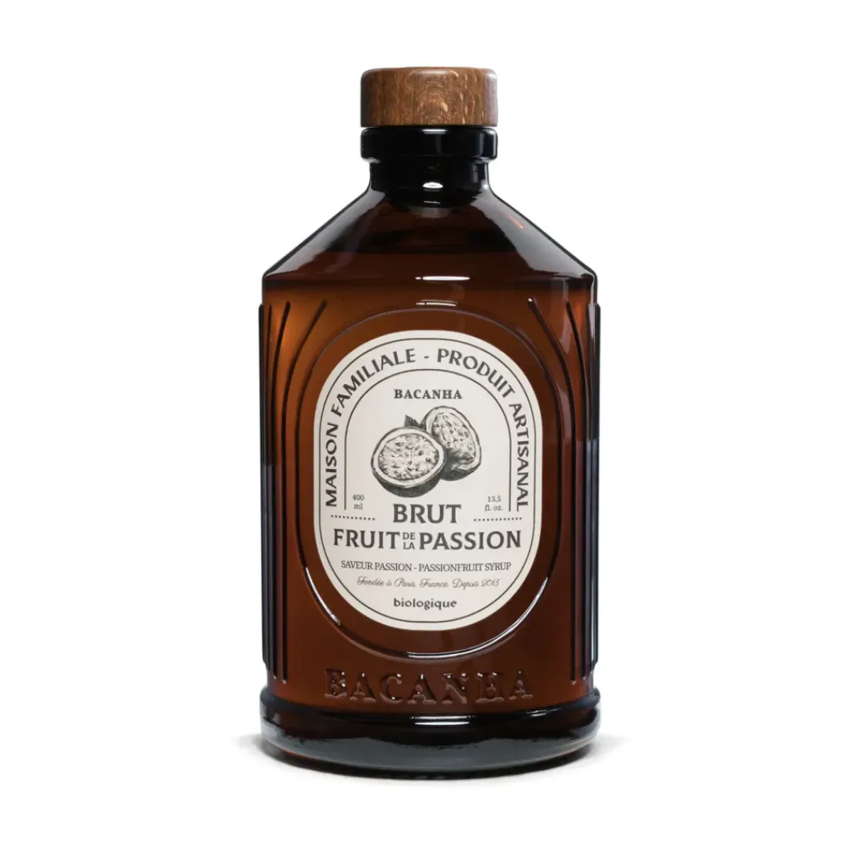 Bacanha Sirop Brut de Fruit de la passion Bio - 400 ml > Épicerie