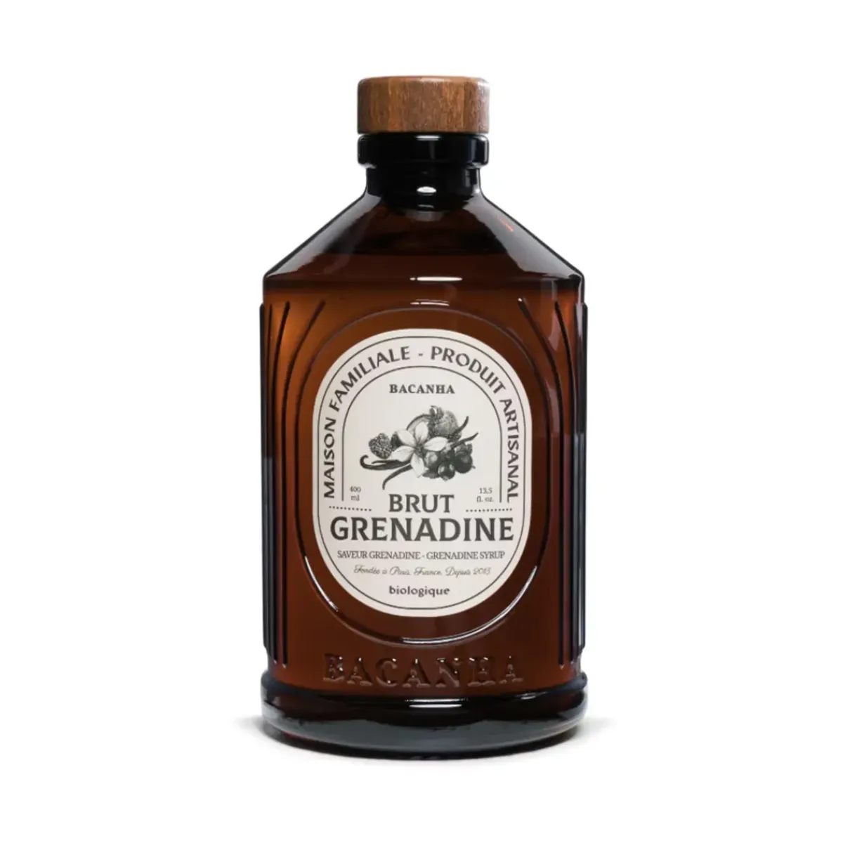 Bacanha Sirop Brut de Grenadine Bio - 400ml > Épicerie