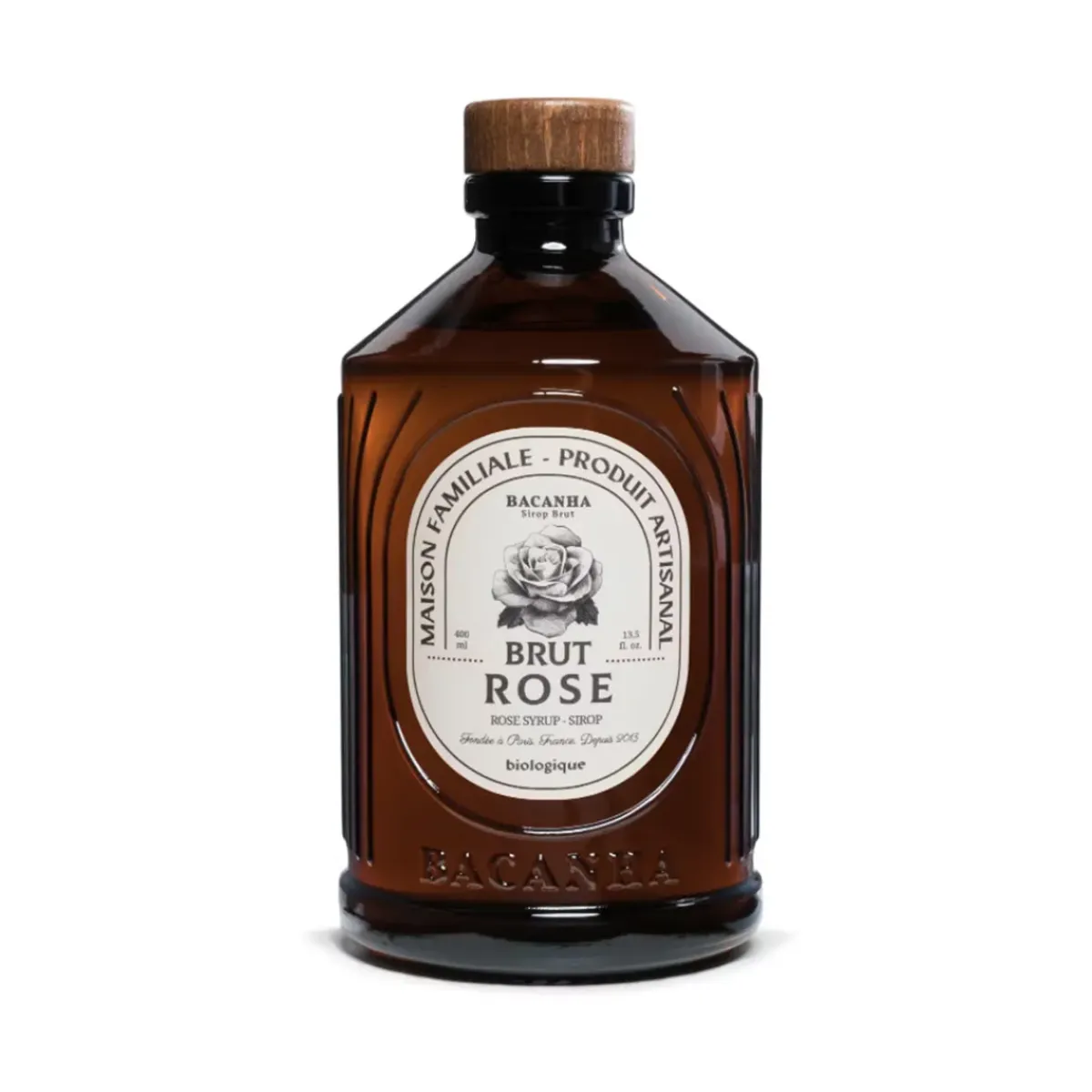 Bacanha Sirop Brut de Rose Bio - 400ml > Épicerie