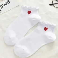 Sélectionné par Fleux Socquettes Coeur Dentelle Blanc > Femme Chaussettes|Chaussettes