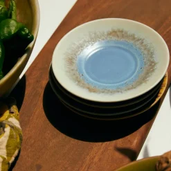 HK Living Soucoupe Azure 70's en Ceramique - Ø 11.5 cm > Sets De Table & Dessous De Verre|Tasses & Mugs