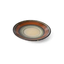 HK Living Soucoupe Dark Roast 70's en Céramique - 11.5 cm x 1.8 cm > Sets De Table & Dessous De Verre|Tasses & Mugs