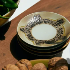 HK Living Soucoupe Rocky 70's en Ceramique - Ø 11.5 > Sets De Table & Dessous De Verre|Tasses & Mugs