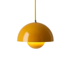 And Tradition Suspension Flowerpot VP1 by Verner Panton - Jaune > Suspensions