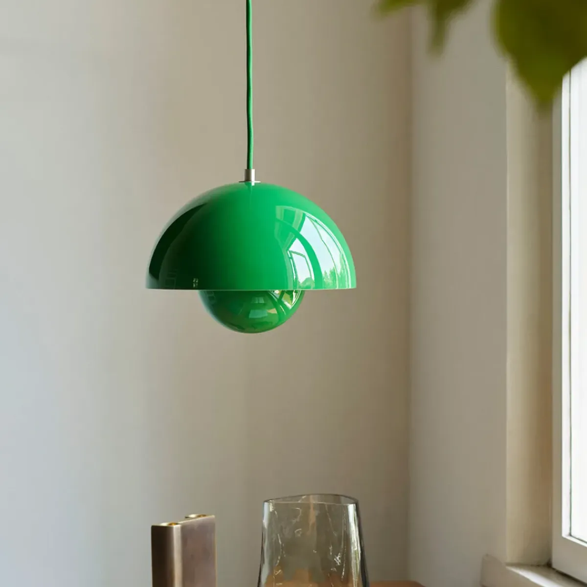 And Tradition Suspension Flowerpot VP1 - Signal Green > Suspensions