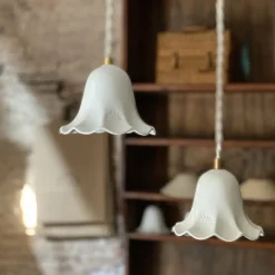 Enamoura Suspension Lili en porcelaine émaillée - Ø 13 cm > Fabriqué En France|Suspensions