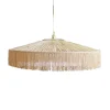 Honoré Suspension Parasol Franges - Ø 70 cm - Naturel > Suspensions