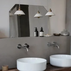 Enamoura Suspension Pitchoun en Grès Chamotté - Ivoire > Fabriqué En France|Suspensions