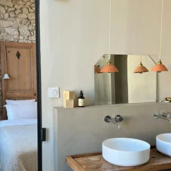 Enamoura Suspension Pitchoun en Terre Cuite Rouge > Fabriqué En France|Suspensions